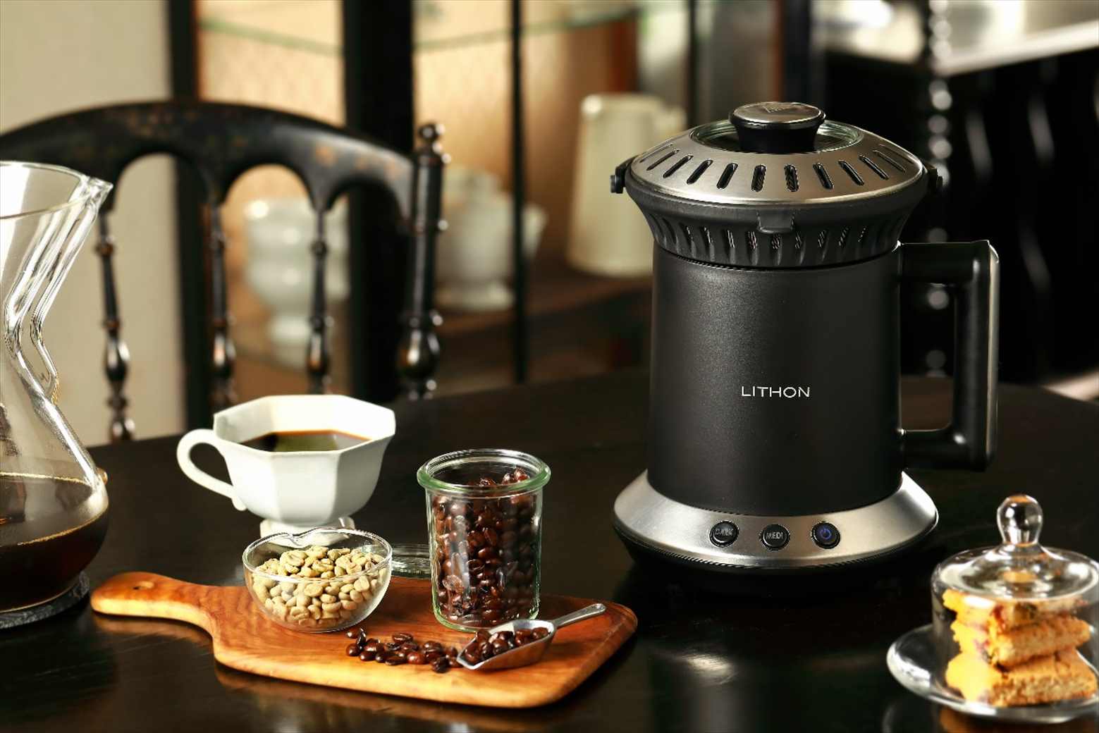 【新型】「LITHON-ホームロースター RT-02」浅煎りもできる家庭用焙煎機！ - LITHON LIFE